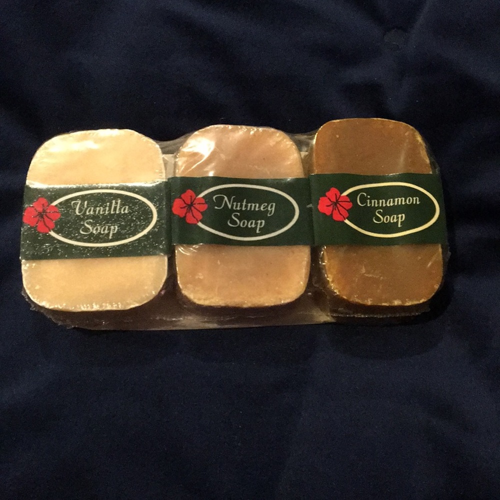 3 bars soap  from Grenada. Wonderful spice aromas
